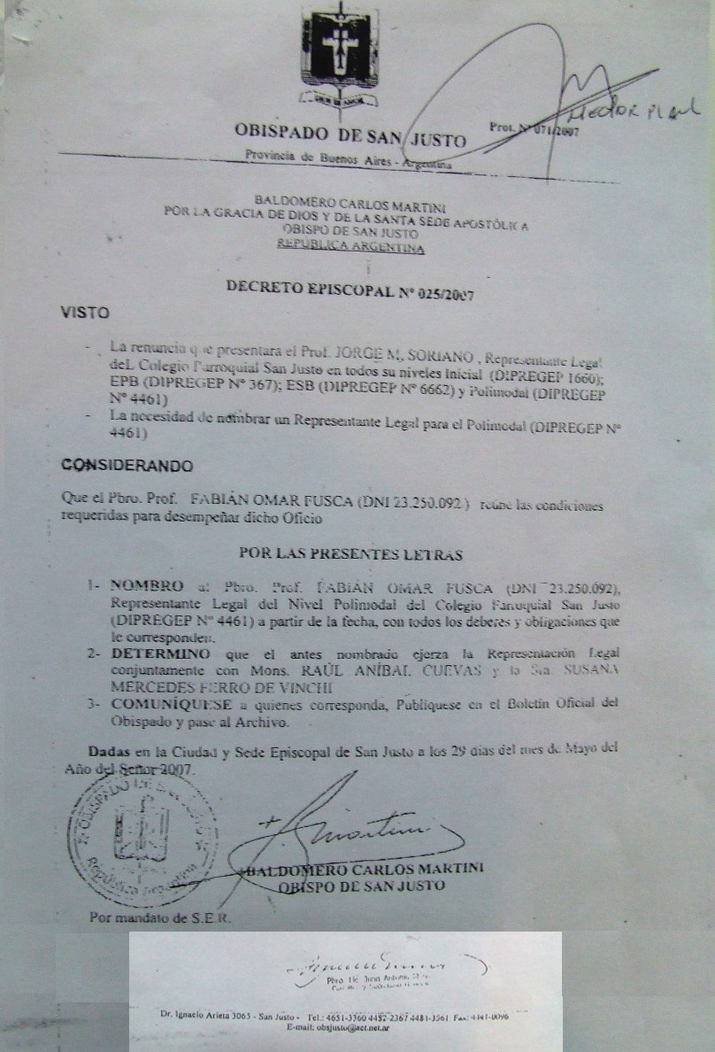 Decreto Episcopal