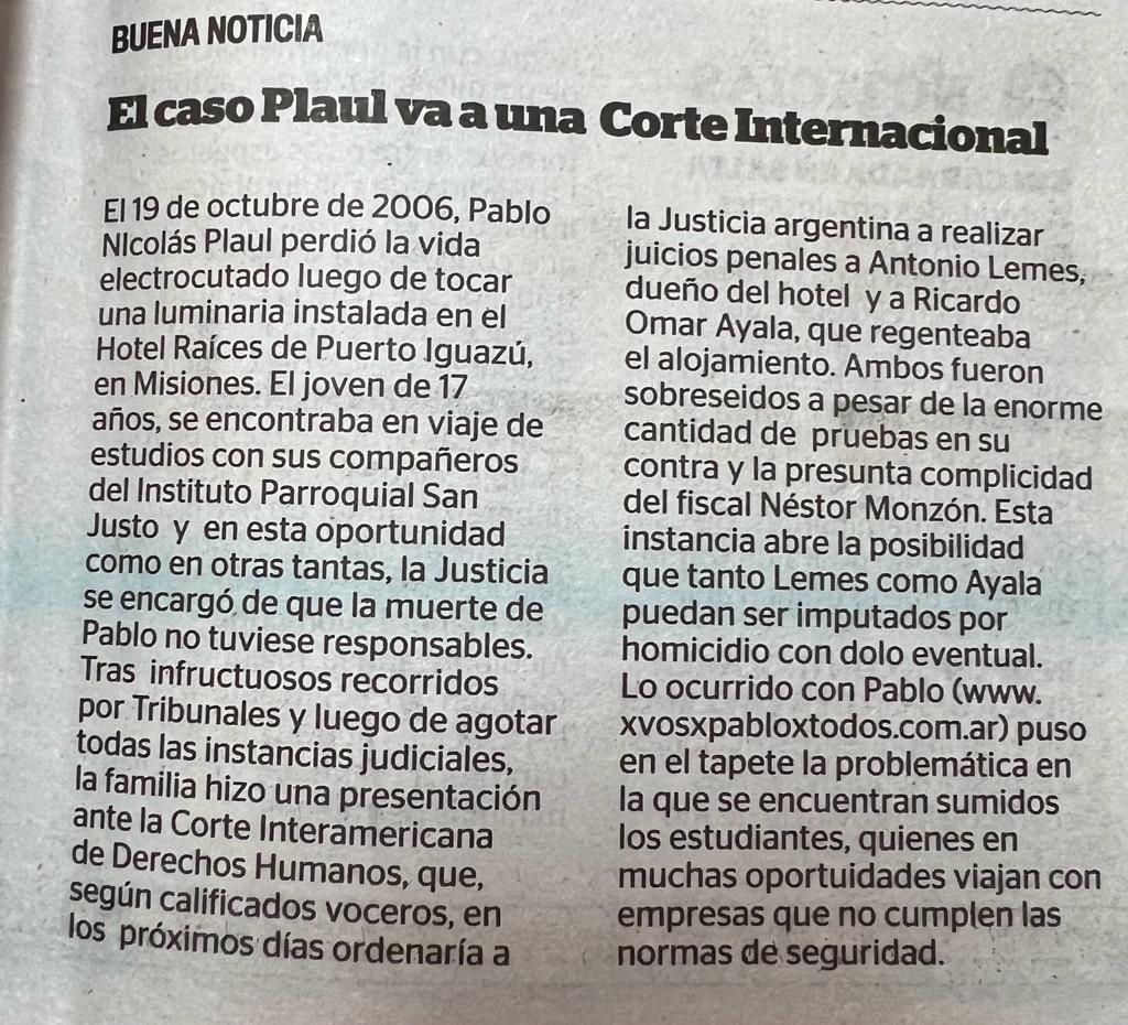 Nota diario cronica del 19/10/2023