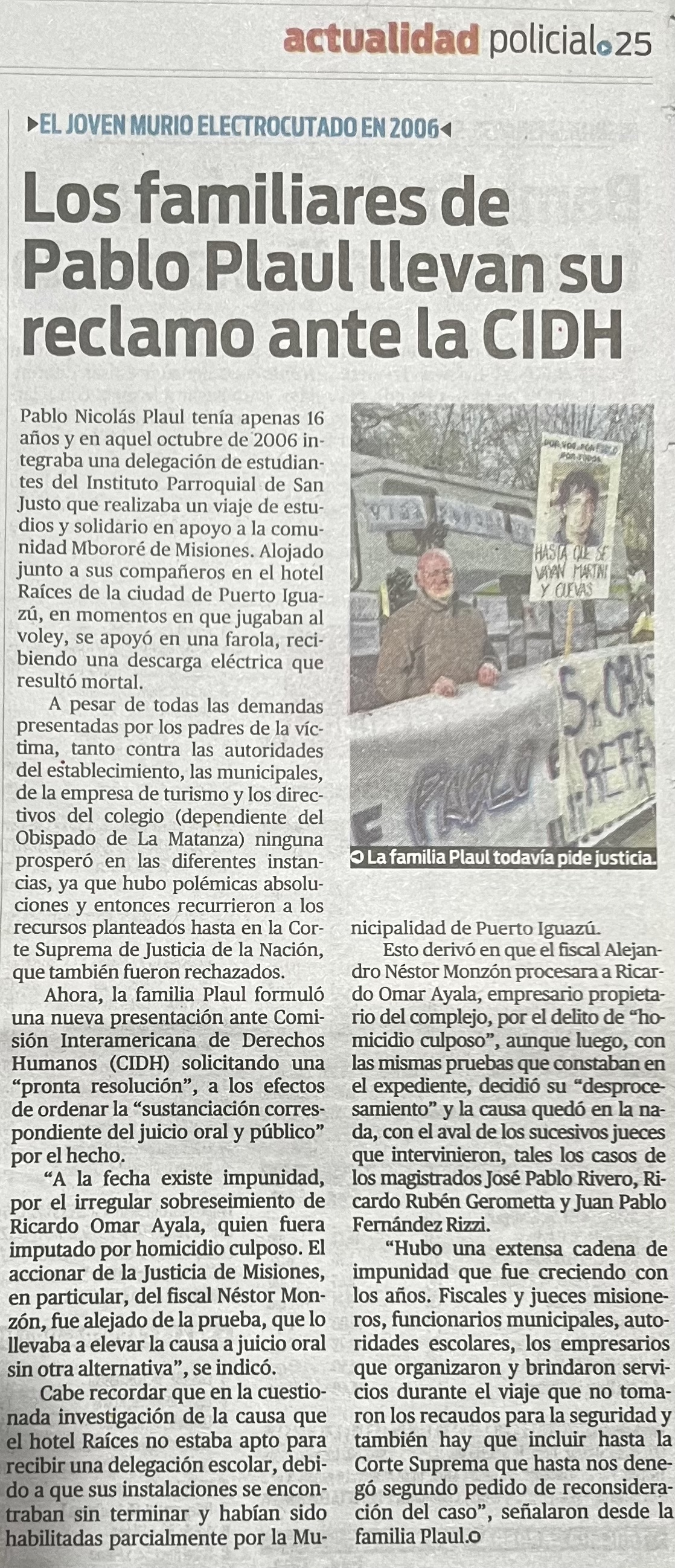 Nota diario popular del 16/12/2021